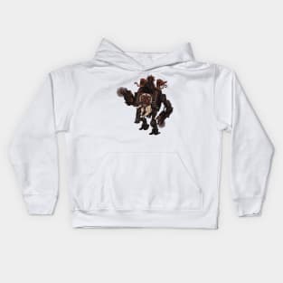 Pug of War: The Mighty Mechanical Canine Kids Hoodie